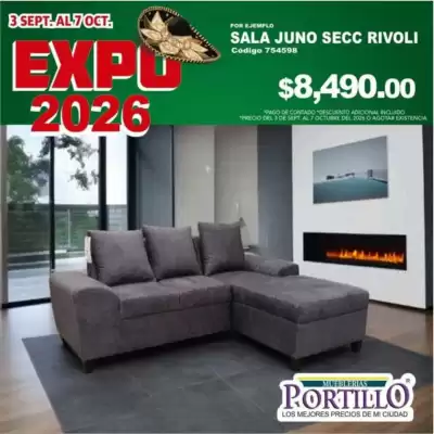 Mueblerías Portillo (válido hasta 7-10)