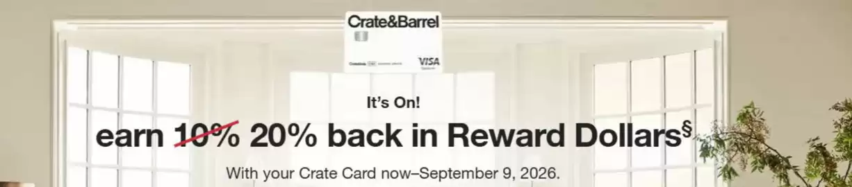 Crate & Barrel flyer Page 2