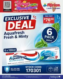 Africa Cash and Carry catalogue week 36 Page 14: Aquafresh Fresh & Minty €76,00