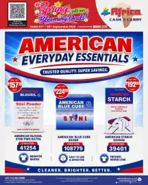 Africa Cash and Carry catalogue week 36 Page 16: American Blue Cube STINI €224,93, American Starch €192,04