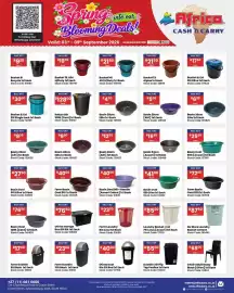 Africa Cash and Carry catalogue week 36 Page 55: Bucket & Lid 20I Single Lock €30,00, Otima Storage Box 85l Blk €76,50