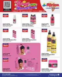 Africa Cash and Carry catalogue week 36 Page 59: Long & Lasting Silicone Serum €38,00, Long & Lasting Oil Moisturiser €115,00