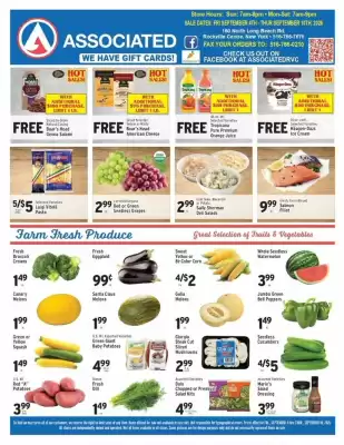 Associated weekly ad (valid until 10-09)