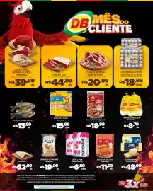 Catálogo DB Supermercados Página 1: Salsicha hot dog perdigão €11,99, Linguiça de frango aurora €19,99