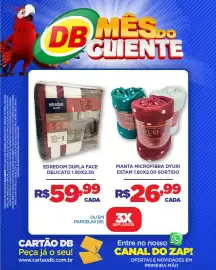 Catálogo DB Supermercados Página 17: Edredom dupla face delicato €59,99, Manta microfibra dyuri €26,99