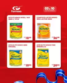 Catálogo Grupo Formosa semana 36 Página 4: Leite em pó ninho integral sc €39,90, Leite em pó ninho integral €19,90
