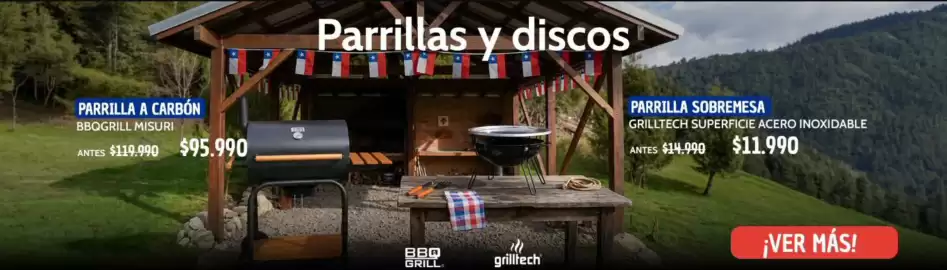 Catálogo Dimarsa Página 1: Parrilla a carbon €95.990,00