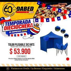 Catálogo Dabed Página 10: Mts - toldo plegable 3x3 mts €53.900,00