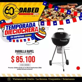 Catálogo Dabed Página 2: Parrilla rapel €85.100,00