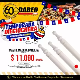 Catálogo Dabed Página 5: Mts - mastil madera bandera €11.090,00
