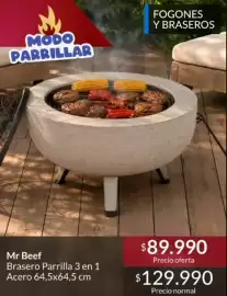 Catálogo Constructor Sodimac Página 3: Mr. beef - brasero parrilla 3 en 1 €89.990,00
