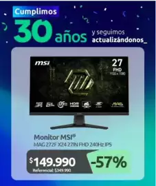 Catálogo PC Factory Página 4: Msi - monitor €149.990,00