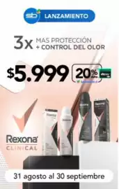 Catálogo Salcobrand Página 1: Rexona - mas proteccion + control del olor €5.999,00