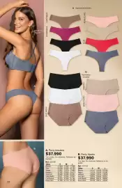 Catálogo Leonisa Página 22: Panty brasilera €37.990,00, B. panty hipster €37.990,00
