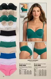 Catálogo Leonisa Página 58: Lace trim hipster panties €24,00, Suave - brasier de realce suave €89.990,00