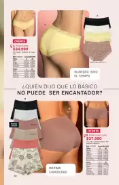 Catálogo Leonisa Página 66: Mocca - panties boxer corto €37.990,00, Panty hipster €34.990,00