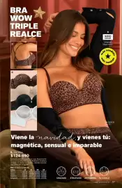 Catálogo Leonisa Página 7: Media - bra wow triple realce €124.990,00
