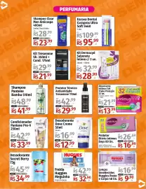 Catálogo Supermercado Dalben Página 14: Absorvente intimus gel tripla proteção €13,99, Fralda Huggies Meguinha €32,90