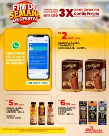 Catálogo Supermercado Precito Página 2: Bebida láctea 3 corações power whey €6,99, Bebida láctea chandelle chocolate €2,49