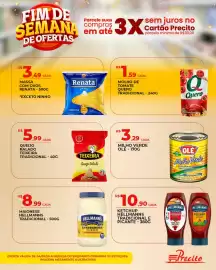 Catálogo Supermercado Precito Página 6: Milho verde olé €3,29, Molho de tomate quero tradicional €1,59
