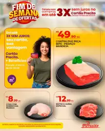 Catálogo Supermercado Precito Página 7: Coxa com sobrecoxa frango €8,99, Contra filé peça bife - pedaço bandeja €49,90