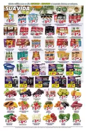 Catálogo Violeta Supermercados Página 4: Maçã senninha €7,99, Uva rosada da band €5,99