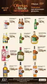 Catálogo Mercadinhos São Luiz Página 1: Cerveja Budweiser lager ou zero alcool €5,49, Whisky Chivas Regal 18 Anos €389,90