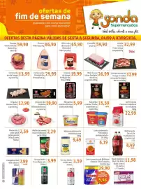 Folheto Sonda Página 1: Picanha Friboi €86,90, Coração de frango Perdigão Na Brasa €19,99