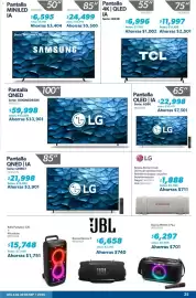 Catálogo Sam's Club Página 25: LG Pantalla QNED €59.998,00, LG Pantalla QNED IA Serie: QNED7 €21.998,00