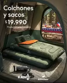 Catálogo Falabella Página 3: Klimber - colchones y sacos €19.990,00