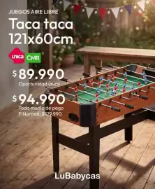 Catálogo Falabella Página 4: Taca taca 121x60cm €94.990,00