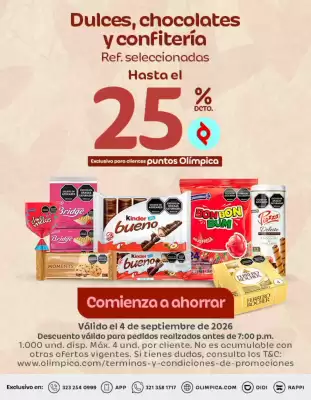 Olímpica (válido hasta 4-09)