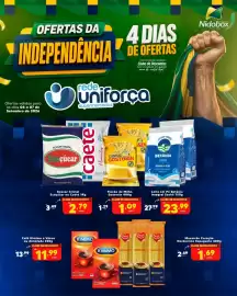 Encarte Nidobox Página 1: Macarrão Coração Nordestino Espagueute €1,69, Leite em Pó Betânia Integral Sachê €23,99