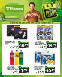 Encarte Rede Parceria semana 36 Página 4: Papel higiênico floral folha dupla 20m €10,99