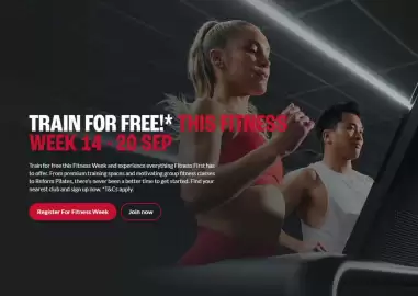 Fitness First catalogue Page 1