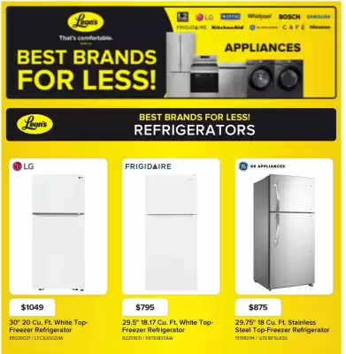 Leon's flyer (valid until 11-09)