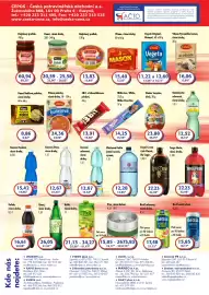 ČEPOS leták Strana 4: Klášterná Kalcia jemně sycená, sycená €12,28, Vitana gulášová polévka €24,36