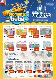 Encarte Rede uniforça Página 1: Deo Colônia Biomática Baby €12,99, Fralda hipopó baby shortinho mega tamanhos €49,99