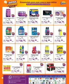 Encarte Super Lagoa semana 36 Página 4: Lava-Roupas Líquido Uno Floral €16,99, Amacianete downy concentrado brisa suave €9,99