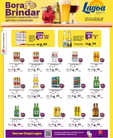 Encarte Super Lagoa Página 2: Cerveja Heineken Pilsen ou Zero €4,39, Cerveja Amstel Ultra Puro Malte €4,89