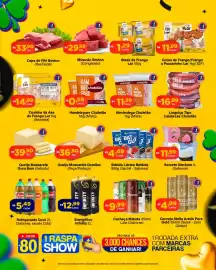 Encarte Super Show Página 2: Almôndega Chuletão €11,99, Cerveja Stella Artois Pure Gold €4,99