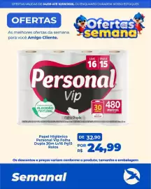 Folheto Andorinha Hipermercado semana 36 Página 16: Papel Higiênico Personal Vip Folha Dupla €24,99