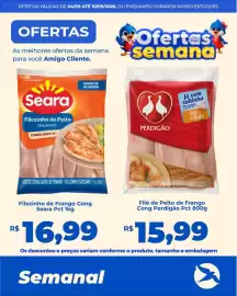 Folheto Andorinha Hipermercado semana 36 Página 27: Filezinho de Frango Cong Seara €16,99, Filé de Peito de Frango €15,99