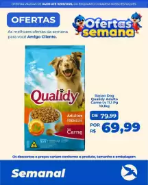 Folheto Andorinha Hipermercado semana 36 Página 41: Racao Dog Qualidy Adulto Carne Lv 11,1 Pg €69,99