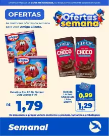 Folheto Andorinha Hipermercado semana 36 Página 59: Bebida Láctea Chocolate Líder €0,99, Gelatina Em Pó Dr Oetker €1,79