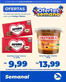 Folheto Andorinha Hipermercado semana 36 Página 72: Bombom amor carioca €9,99, Doce de leite oliveira €13,99