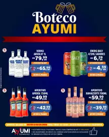 Folheto Ayumi Supermercados Página 1: Vodka absolut 1l €65,99, Aperitivo ramazzotti €59,99