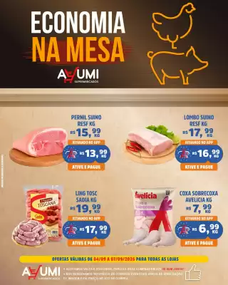 Folheto Ayumi Supermercados (válido até 7-09)