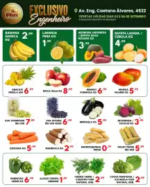 Folheto Rede Plus Supermercados Página 4: Beterraba / chuchu kg €3,99, Alface crespa €1,99