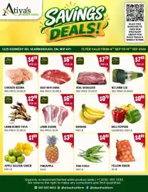 Atiya's Fresh Farm flyer week 36 Page 1: Veal Shoulder €7,29, Chicken Qeema €4,29